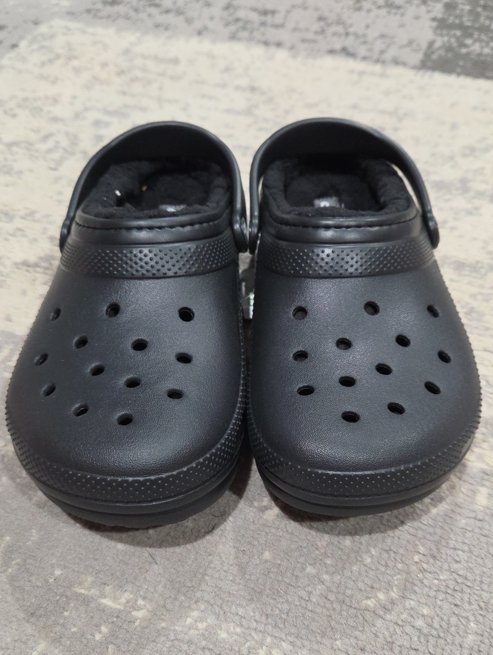 Kids Black Slip-On Clog Shoes with Soft Lining